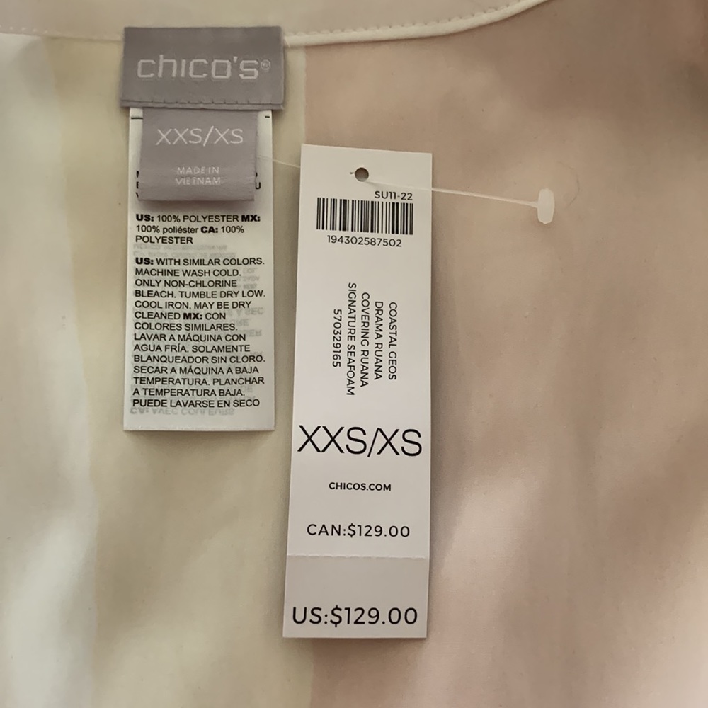 Chico’s Abstract kimono duster - Picture 10 of 11